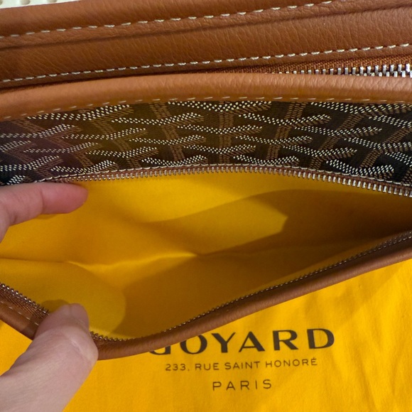 BRAND NEW WITH TAGS Goyard Black and Tan Jouvence GM Toiletry Pouch - Picture 10 of 10
